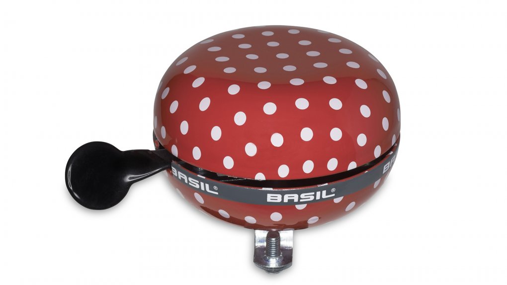 Sonnette Polka noire à pois blancs