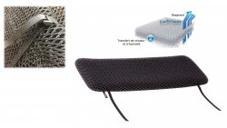 Coussin pour biporteur ou triporteur en tricot 3D