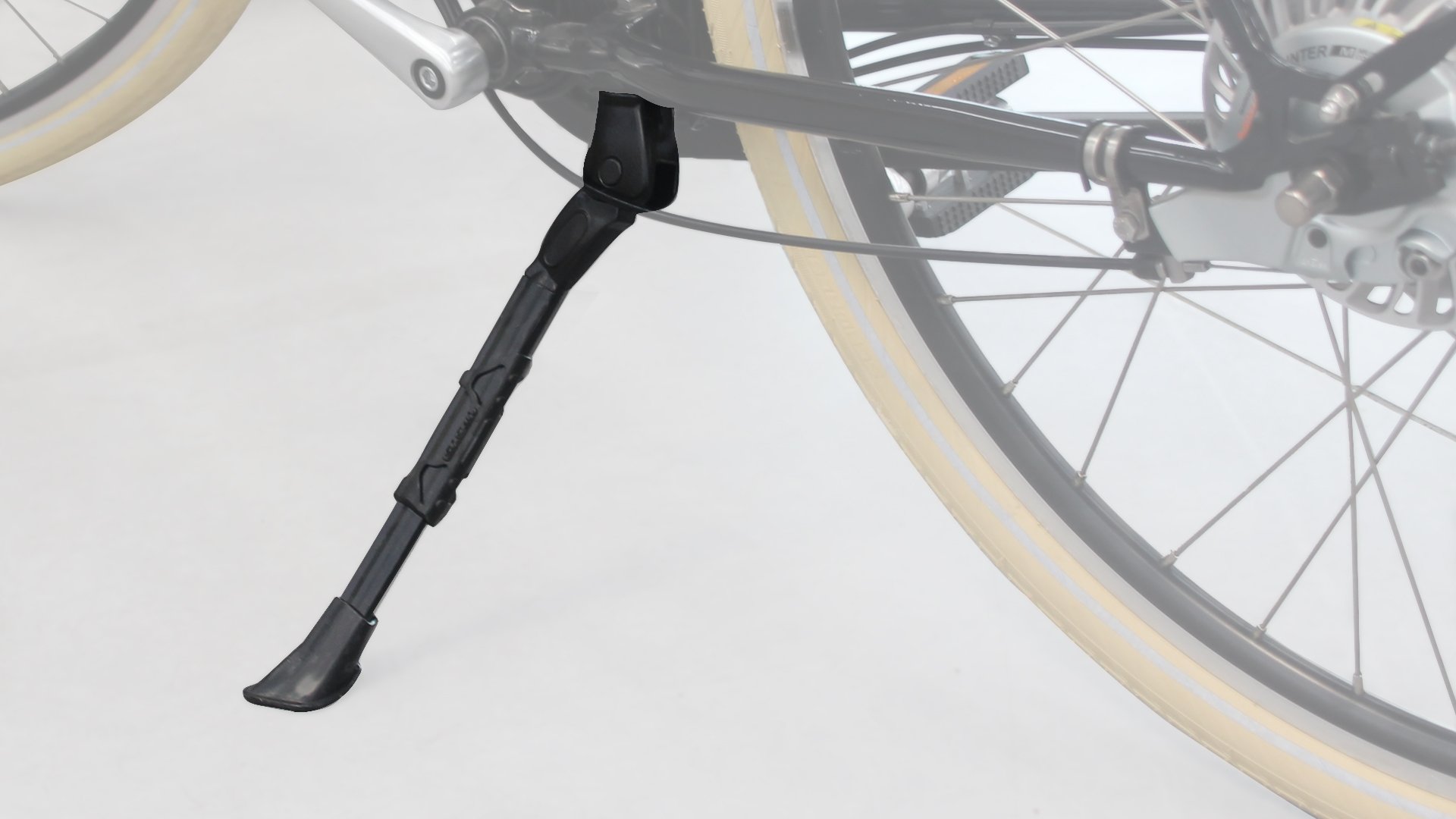 Béquille renforcée noire.