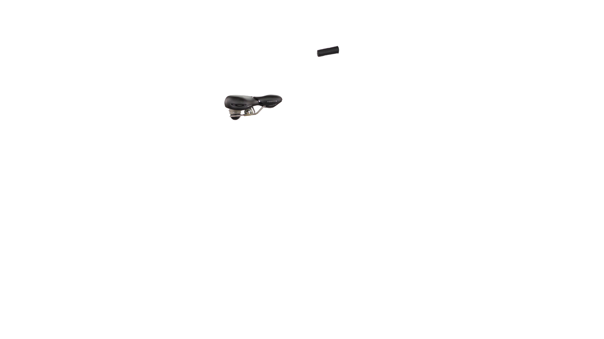 Selle Respiroavec amortisseur gel pour position assise droite 