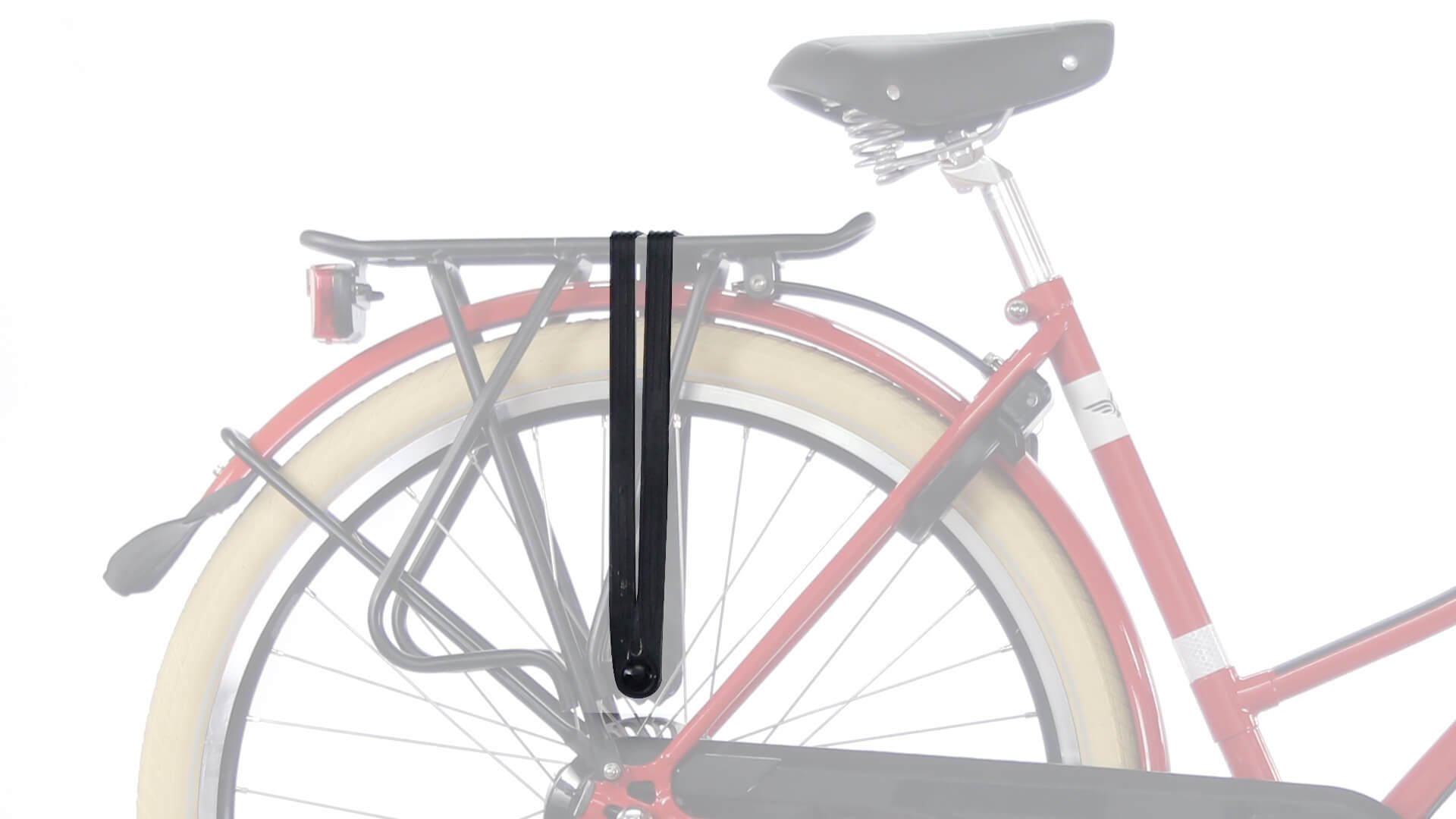 Sandows hollandais en caoutchouc noir