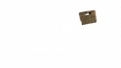 Grande malle en rotin sans couvercle pour vélo