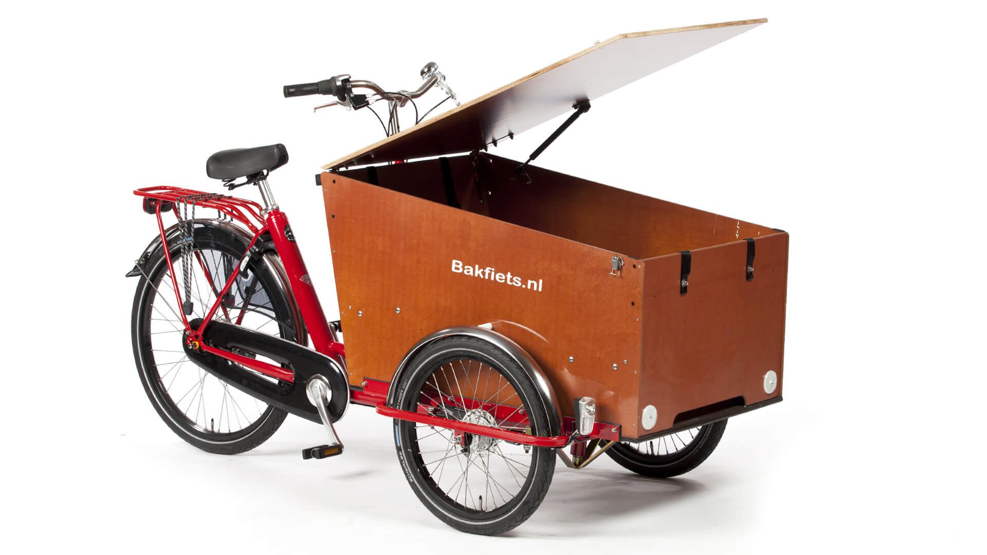 Couvercle avec vérin pour triporteur large Bakfiets.nl