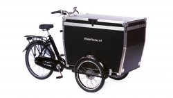 Triporteur livreur Bakfiets Classic avec Flightcase 500L