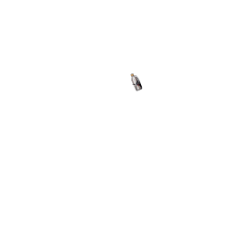 Porte-bidon en aluminium, avec sa fixation