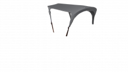 Tente de soleil bleue Triporteur Babboe Curve ( sans armature)