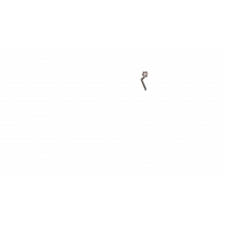 Potence traditionnelle droite en inox.