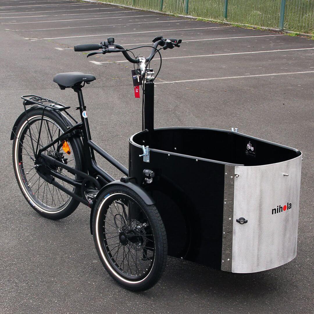 Nouveau cadre sur le triporteur cargo open
