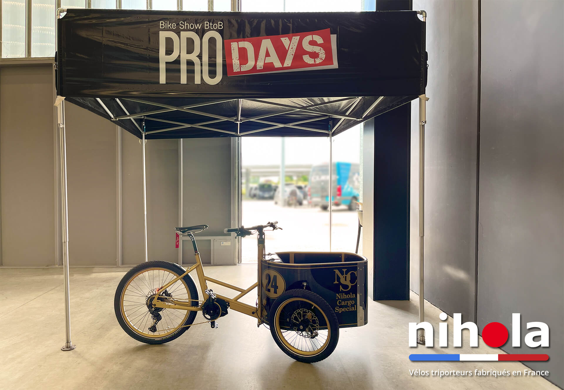 Le showbike exclusif Nihola son arrivée aux Pro-Days 2024